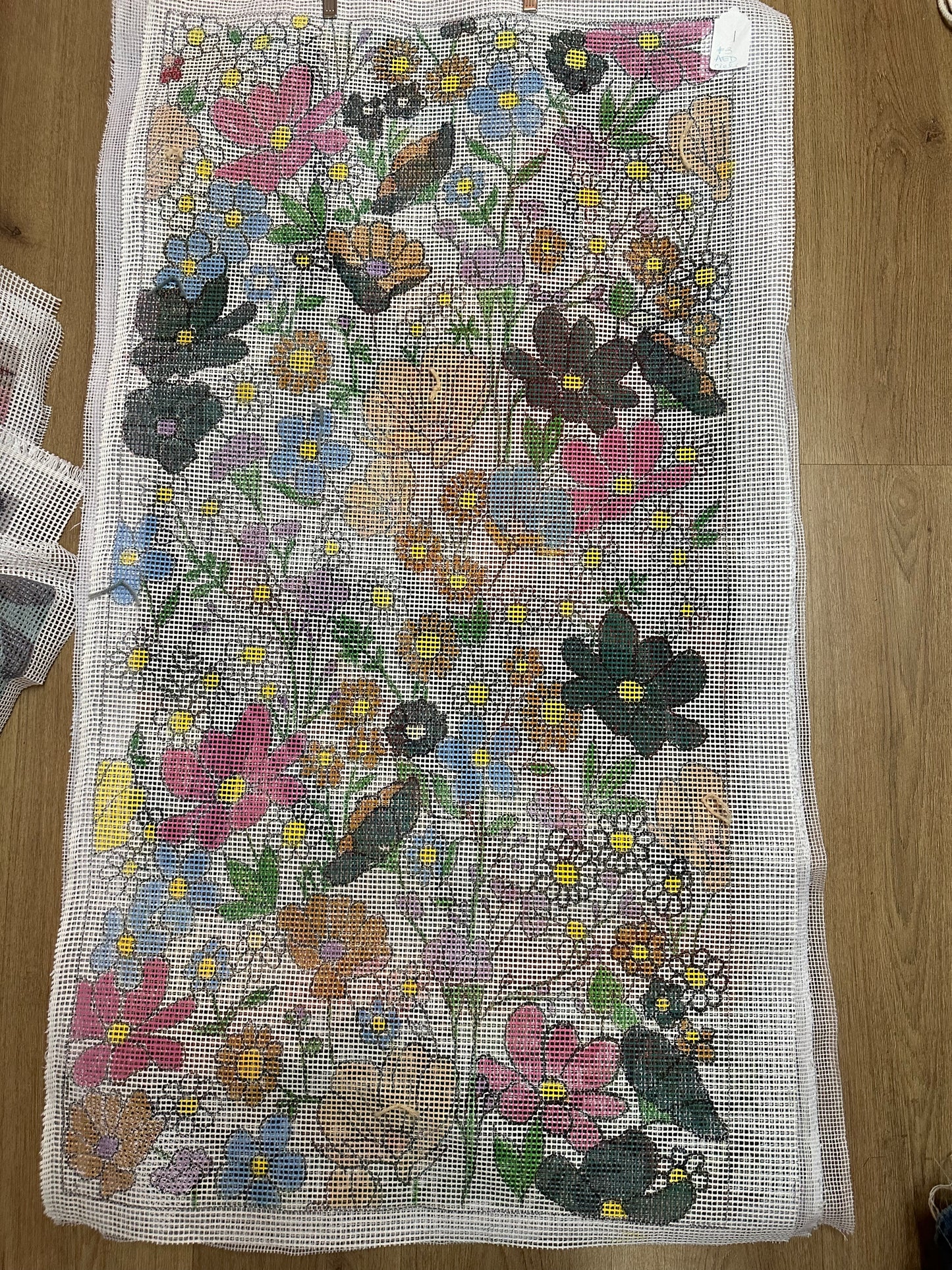 Kit Alfombra Punto Cruz Flores Silvestres My Workshop