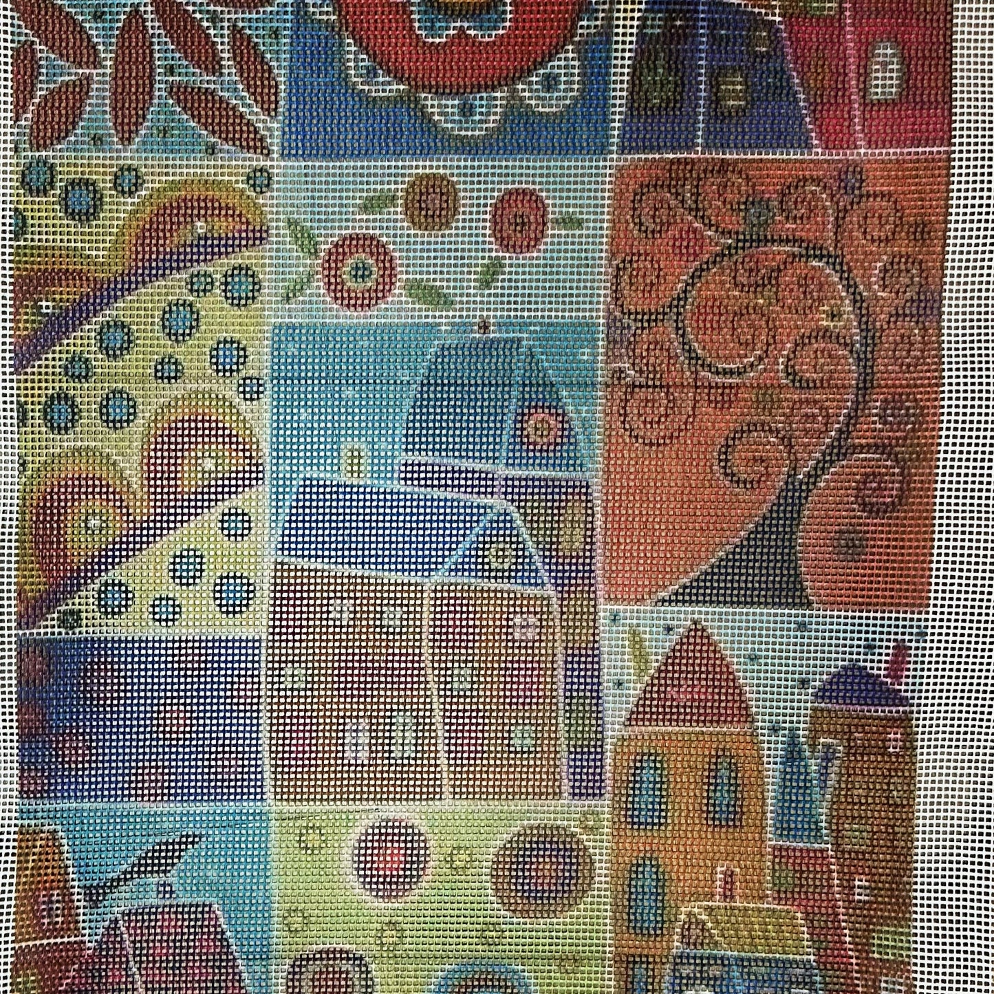 My Workshop Kit Alfombra Punto Cruz Cuadros casas