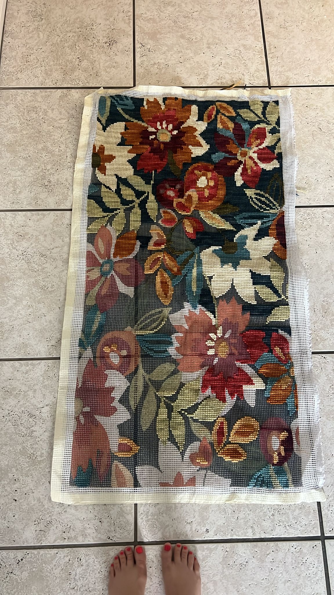 Kit Alfombra Punto Cruz Julieta My Workshop