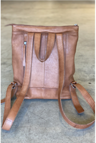 Mochila de cuero Camel Muud